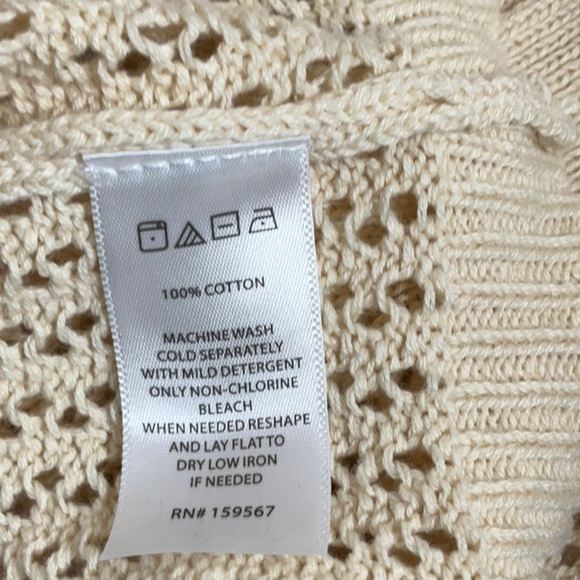 Willow & Wind - Crochet Crop Top Women Size S - Picture 8 of 8